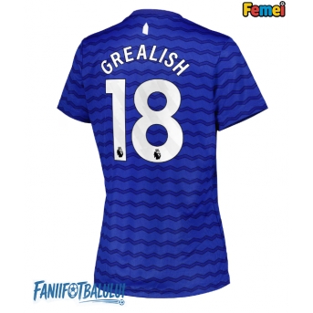 Everton Jack Grealish #18 Tricou Fotbal Replică 2025-26 Femei Acasa